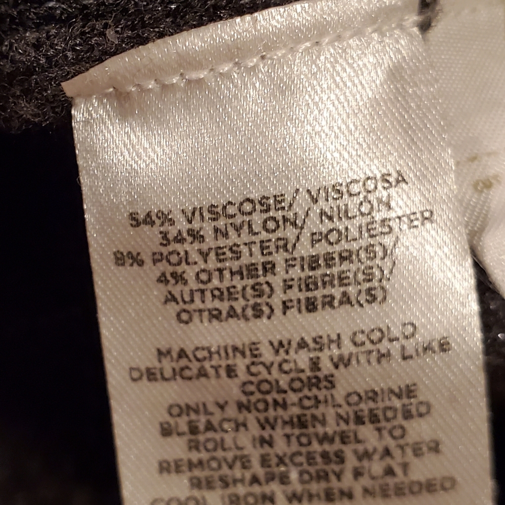 Ann Taylor Silver Thread Star Pattern Crewneck Sw… - image 8